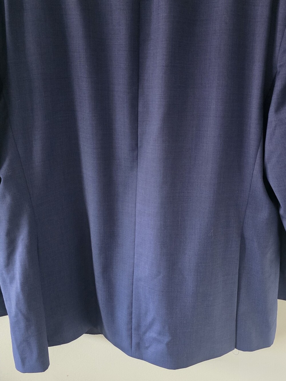 NWOT Lauren Ralph Lauren Navy Textured Weave Wool Blazer Size 48R Old Money - Picture 13 of 16
